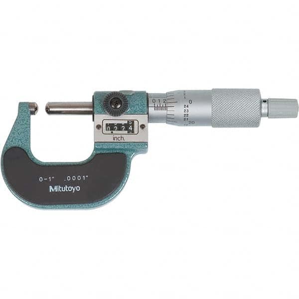 Mitutoyo - Spherical Face Micrometers Operation Type: Mechanical Minimum Measurement (Decimal Inch): 0 - Exact Tool & Supply