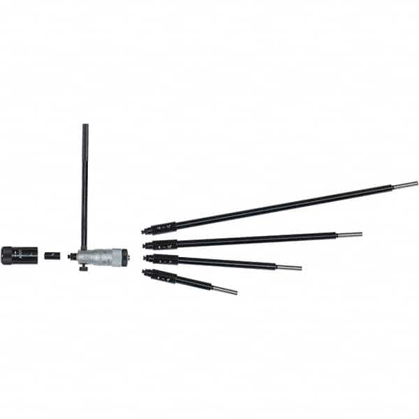 Mitutoyo - Mechanical Inside Micrometers Type: Interchangeable Rod Minimum Measurement (Decimal Inch): 2 - Exact Tool & Supply