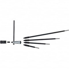 Mitutoyo - Mechanical Inside Micrometers Type: Interchangeable Rod Minimum Measurement (Decimal Inch): 2 - Exact Tool & Supply