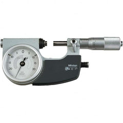 Mitutoyo - Mechanical Indicating Micrometers Minimum Measurement (Decimal Inch): 0 Maximum Measurement (Decimal Inch): 1 - Exact Tool & Supply