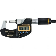 Mitutoyo - Electronic Outside Micrometers Type: Quantumike Minimum Measurement (Decimal Inch): 0.0000 - Exact Tool & Supply