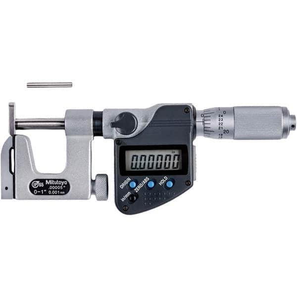 Mitutoyo - Electronic Outside Micrometers Type: Uni-Mike Minimum Measurement (Decimal Inch): 0.0000 - Exact Tool & Supply
