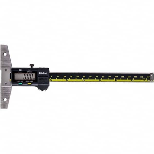 Mitutoyo - Electronic Depth Gages Minimum Measurement (Decimal Inch): 0 Maximum Measurement (Decimal Inch): 6.0000 - Exact Tool & Supply