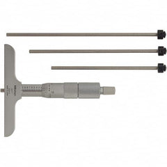Mitutoyo - Mechanical Depth Micrometers Minimum Measurement (Decimal Inch): 0 Maximum Measurement (Decimal Inch): 4.00 - Exact Tool & Supply