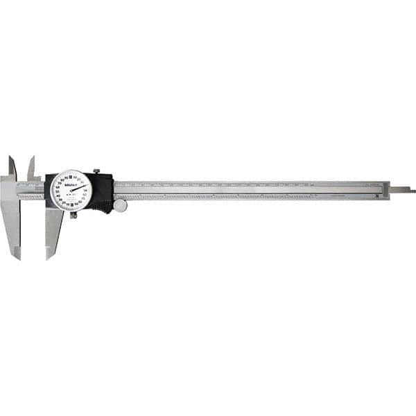 Mitutoyo - Dial Calipers Maximum Measurement (Inch): 12 Dial Graduation (Decimal Inch): 0.001 - Exact Tool & Supply