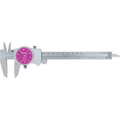 Mitutoyo - Dial Calipers Maximum Measurement (Inch): 6 Dial Graduation (Decimal Inch): 0.001 - Exact Tool & Supply