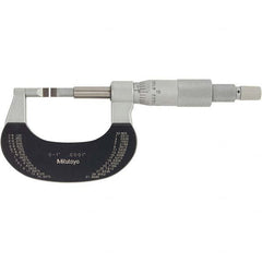 Mitutoyo - Blade Micrometers Operation Type: Mechanical Minimum Measurement (Decimal Inch): 0 - Exact Tool & Supply