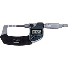 Mitutoyo - Blade Micrometers Operation Type: Electronic Minimum Measurement (Decimal Inch): 0 - Exact Tool & Supply