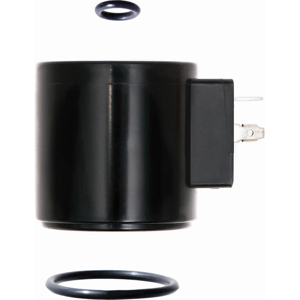 Parker - Solenoid Coils; Voltage: 24 VDC ; Wattage: 22 ; Type of Enclosure: IP 65; NEMA 4; NEMA 4X ; Coil Lead Length: Din Connection (Inch); Class: H - Exact Tool & Supply