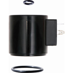 Parker - Solenoid Coils; Voltage: 24 VDC ; Wattage: 22 ; Type of Enclosure: IP 65; NEMA 4; NEMA 4X ; Coil Lead Length: Din Connection (Inch); Class: H - Exact Tool & Supply