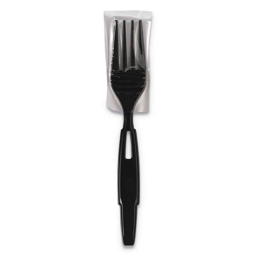 Dixie - Paper & Plastic Cups, Plates, Bowls & Utensils; Breakroom Accessory Type: Fork ; Breakroom Accessory Description: Utensils-Disposable Fork ; Color: Black - Exact Tool & Supply