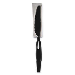 Dixie - Paper & Plastic Cups, Plates, Bowls & Utensils; Breakroom Accessory Type: Knife ; Breakroom Accessory Description: Utensils-Disposable Knife ; Color: Black - Exact Tool & Supply