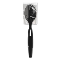 Dixie - Paper & Plastic Cups, Plates, Bowls & Utensils; Breakroom Accessory Type: Soup Spoon ; Breakroom Accessory Description: Utensils-Disposable Soup Spoon ; Color: Black - Exact Tool & Supply