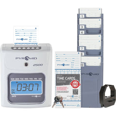 Pyramid - Time Clocks & Time Recorders Punch Style: Manual Power Source: 100 to 240 V @ 50 to 60 Hz - Exact Tool & Supply