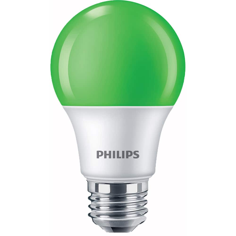 Philips - Lamps & Light Bulbs; Lamp Technology: LED ; Lamps Style: Residential/Office ; Lamp Type: A19 ; Wattage Equivalent Range: 1-19 ; Actual Wattage: 8 ; Base Style: Medium Screw - Exact Tool & Supply