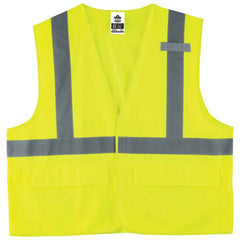 8225HL S/M Lime Standard Solid Vest Type R Class 2 - Exact Tool & Supply