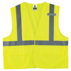 8225HL 4/5 XL Lime Standard Solid Vest Type R Class 2 - Exact Tool & Supply