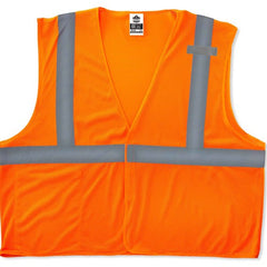 8210HL Econo Vest Orange 2X/3X Hook & Loop Glowear - Exact Tool & Supply
