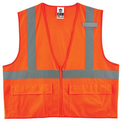 8225Z L/ XL Orange Standard Solid Vest Type R Class 2 - Exact Tool & Supply