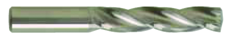 17.5mm Dia-Carbide HP 5XD Drill-150Â° Point-Bright - Exact Tool & Supply