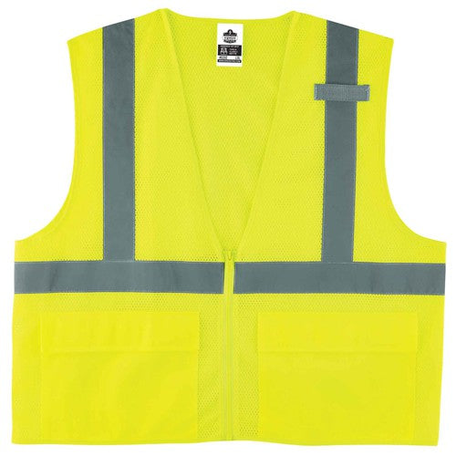 8220Z 4/5 XL Lime Standard Mesh Vest Type R Class 2 - Exact Tool & Supply