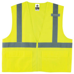 8220Z 4/5 XL Lime Standard Mesh Vest Type R Class 2 - Exact Tool & Supply