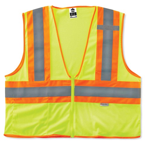 8230Z S/M Lime 2-Tone Vest Type R Class 2 - Exact Tool & Supply