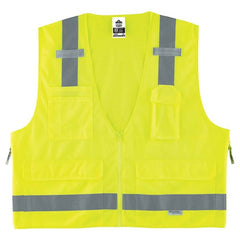 8250Z S/M Lime Surveyors Vest Type R Class 2 - Exact Tool & Supply