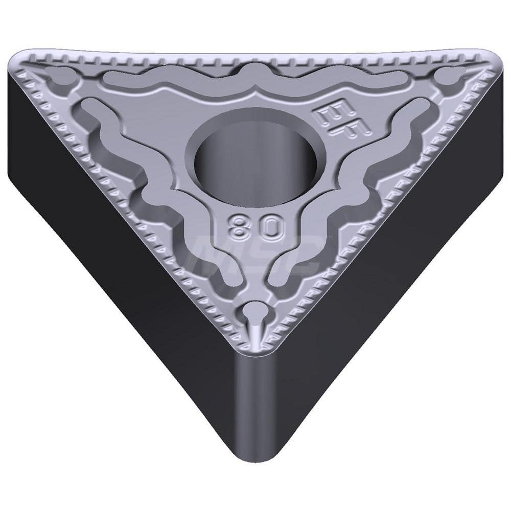 Turning Insert:  TNMG331EEF AC5005S,  Solid Carbide Absotech Finish,  0.6496″ Long,  3/8″ Inscribed Circle,  0.0157″ Corner Radius,  60.0 &deg N/A Series  AC5005S