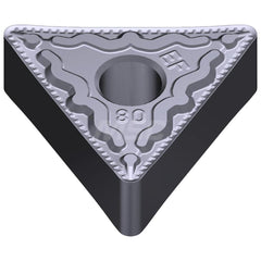 Turning Insert:  TNMG332EEF AC5005S,  Solid Carbide Absotech Finish,  0.6496″ Long,  3/8″ Inscribed Circle,  0.0315″ Corner Radius,  60.0 &deg N/A Series  AC5005S