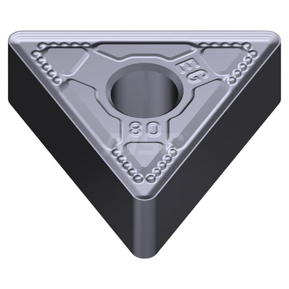 Turning Insert:  TNMG331EEG AC5005S,  Solid Carbide Absotech Finish,  0.6496″ Long,  3/8″ Inscribed Circle,  0.0157″ Corner Radius,  60.0 &deg N/A Series  AC5005S
