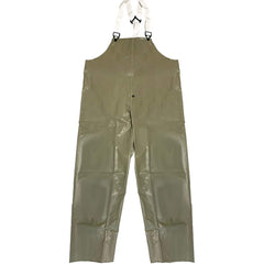 Louisiana Professional Wear - Rain & Chemical Wear; Garment Style: Bib Overall; Suspenders ; Garment Type: Chemical Resistant; Flame Resistant; Waterproof; Rain ; Material: Neoprene/Nylon ; Size: 4X-Large ; Color: Olive Dab Green ; Certification Type: AS - Exact Tool & Supply