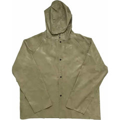Louisiana Professional Wear - Rain & Chemical Wear; Garment Style: Rain Jacket ; Garment Type: Chemical Resistant; Flame Resistant; Waterproof; Rain ; Material: Neoprene/Nylon ; Size: 4X-Large ; Color: Olive Dab Green ; Certification Type: ASTM D6413; AS - Exact Tool & Supply