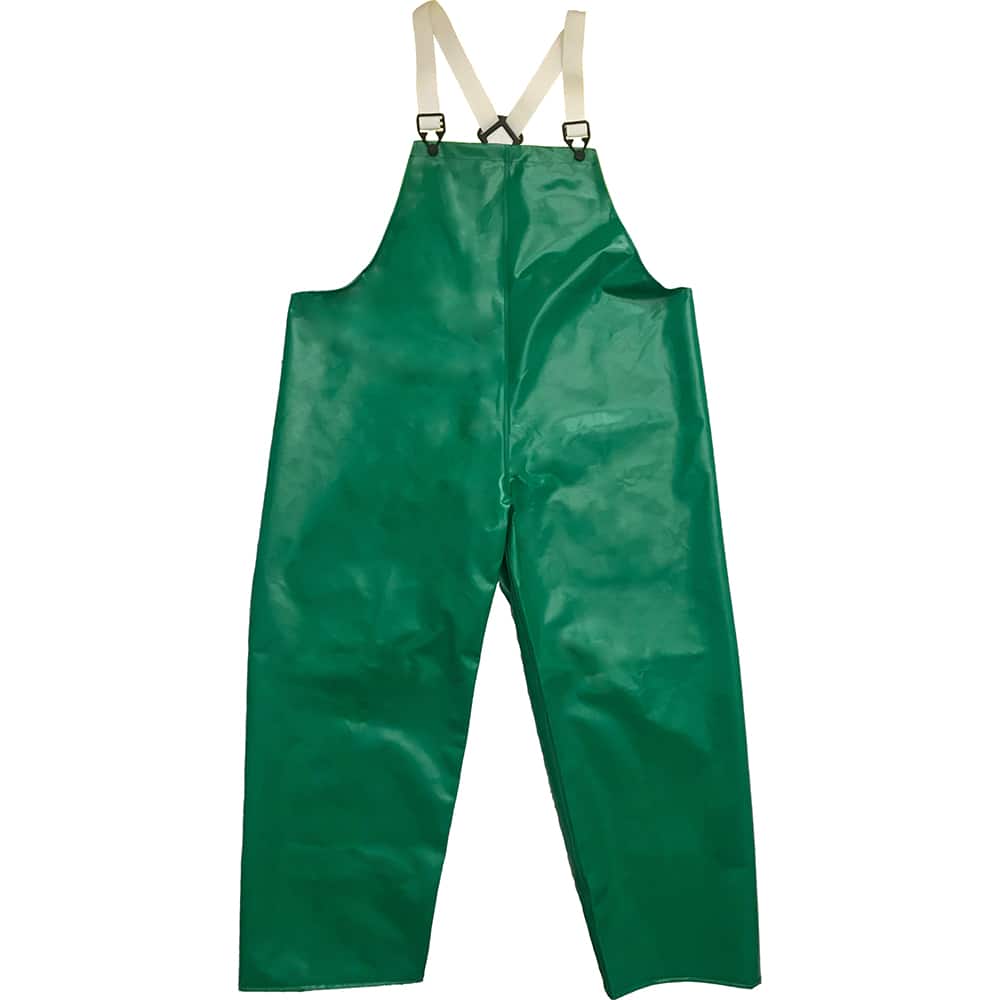 Louisiana Professional Wear - Rain & Chemical Wear; Garment Style: Bib Overall; Suspenders ; Garment Type: Chemical Resistant; Flame Resistant; Waterproof; Rain ; Material: PVC/Polyester/Polyurethane ; Size: Small ; Color: Kelly Green ; Certification Typ - Exact Tool & Supply