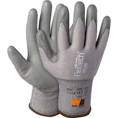 Wells Lamont - Cut & Puncture Resistant Gloves; Type: Cut Resistant ; ANSI/ISEA Cut Resistance Level: A4 ; Coated Area: Palm ; Material Type: HPPE/Nylon/Glass ; Coating Material: Polyurethane ; Men's Size: Medium - Exact Tool & Supply