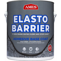 Ames - Elasto-Barrier 1 Gal Gray Elastomeric Roof Coating - Exact Tool & Supply