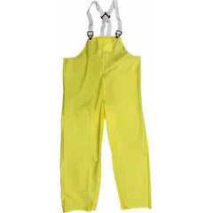 Louisiana Professional Wear - Rain & Chemical Wear; Garment Style: Bib Overall; Suspenders ; Garment Type: Flame Resistant; Waterproof; Rain ; Material: Nylon/Polyurethane ; Size: X-Large ; Color: Lemon Yellow ; Certification Type: ASTM D6413 - Exact Tool & Supply