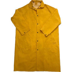 Louisiana Professional Wear - Rain & Chemical Wear; Garment Style: Coat ; Garment Type: Rain; Waterproof ; Material: .35mm PVC/Polyester ; Size: 6X-Large ; Color: Spanish Yellow ; Certification Type: NonHazardous Protection - Exact Tool & Supply