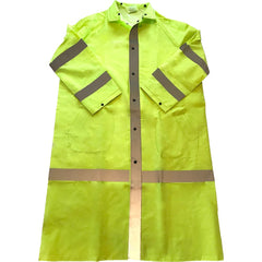Louisiana Professional Wear - Rain & Chemical Wear; Garment Style: Coat ; Garment Type: High Visibility; Rain; Waterproof ; Material: .35mm PVC/Polyester ; Size: X-Large ; Color: Fluorescent Green ; Certification Type: NonHazardous Protection - Exact Tool & Supply