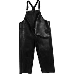 Louisiana Professional Wear - Rain & Chemical Wear; Garment Style: Bib Overall; Suspenders ; Garment Type: Cut Resistant; Waterproof; Rain ; Material: Thermoplastic Polyurethane/400 Denier Nylon ; Size: 2X-Large ; Color: Black ; Certification Type: NonHa - Exact Tool & Supply