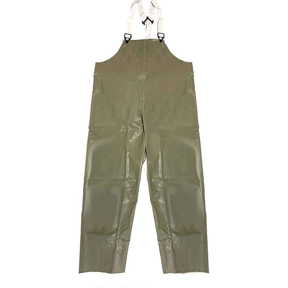 Louisiana Professional Wear - Rain & Chemical Wear; Garment Style: Bib Overall; Suspenders ; Garment Type: Chemical Resistant; Flame Resistant; Waterproof; Rain ; Material: Neoprene/Nylon ; Size: 2X-Large ; Color: Olive Dab Green ; Certification Type: AS - Exact Tool & Supply
