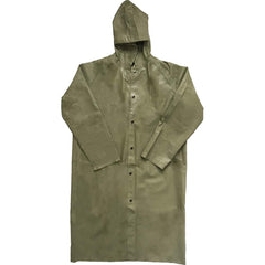Louisiana Professional Wear - Rain & Chemical Wear; Garment Style: Coat ; Garment Type: Chemical Resistant; Flame Resistant; Waterproof; Rain ; Material: Neoprene/Nylon ; Size: 2X-Large ; Color: Olive Dab Green ; Certification Type: ASTM D6413; ASTM F903 - Exact Tool & Supply