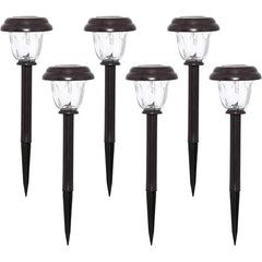Westinghouse - Landscape Light Fixtures; Type of Fixture: Solar Path Light ; Mounting Type: Ground ; Lamp Type: LED ; Housing Material: Stainless Steel ; Housing Color: Bronze ; Wattage: 0.035 - Exact Tool & Supply