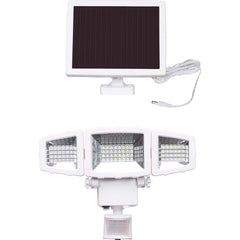 Westinghouse - Motion Sensing Light Fixtures; Detection Angle: 130 ; Number of Heads: 3 ; Detection Distance (Feet): 39.37 ; Lamp Type: LED ; Mounting Type: Wall ; Housing Material: Plastic - Exact Tool & Supply