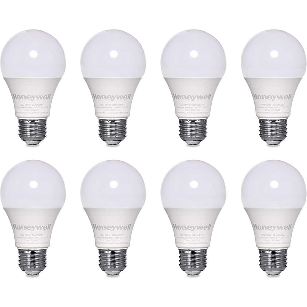 Honeywell - Lamps & Light Bulbs; Lamp Technology: LED ; Lamps Style: Commercial/Industrial ; Lamp Type: A19 ; Wattage Equivalent Range: 60-74 ; Actual Wattage: 8.50 ; Base Style: E26 - Exact Tool & Supply