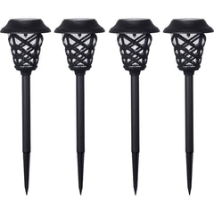 Westinghouse - Landscape Light Fixtures; Type of Fixture: Solar Path Light ; Mounting Type: Ground ; Lamp Type: LED ; Housing Material: Plastic ; Housing Color: Black ; Wattage: 0.02 - Exact Tool & Supply