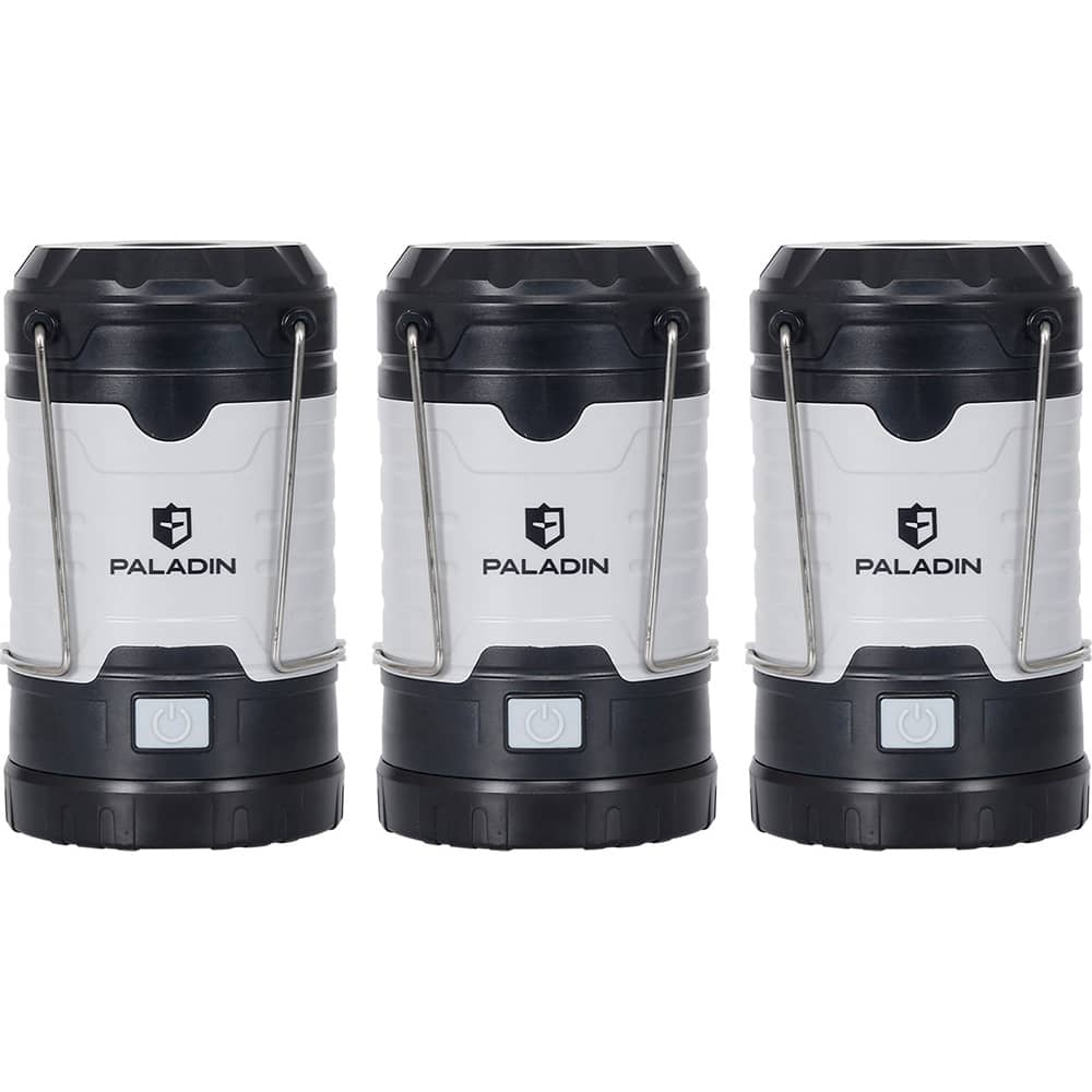 Paladin - Flashlights; Type: Lantern ; Bulb Type: LED ; Battery Size: AA ; Rechargeable: No ; Maximum Light Output (Lumens): 200 ; Body Type: Plastic - Exact Tool & Supply