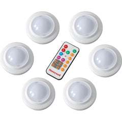 Honeywell - Undercabinet Light Fixtures; Lamp Type: LED ; Number of Lamps: 6 ; Wattage: 0 ; Voltage: N/A - Exact Tool & Supply