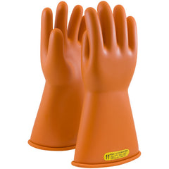 ‎147-2-14/9 - Novax - Natural Rubber Insulating Glove - Class 2 - 14″ - Orange - Straight Cuff - Exact Tool & Supply