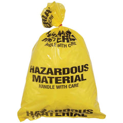 Sellstrom - Trash Bags & Liners; Type: Heavy Duty ; Capacity (Gal.): 10.0 ; Thickness (mil): 4.0000 ; Material: Polyethylene ; Drawstring: No ; Recycled Content: No - Exact Tool & Supply